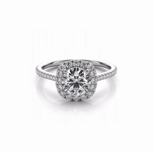 S Kashi & Sons Halo Engagement Ring EN7508-1WG