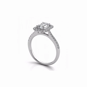 S Kashi & Sons Halo Engagement Ring EN7597-7X5MWG