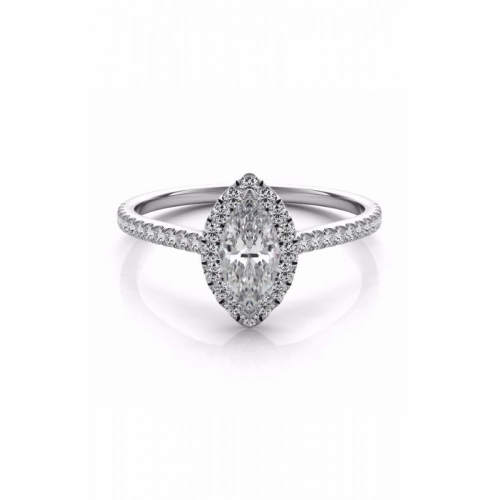 S Kashi & Sons Halo Engagement Ring EN7599-8X4MWG