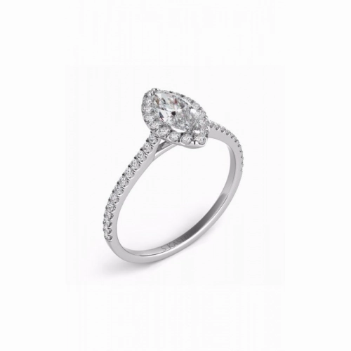 S Kashi & Sons Halo Engagement Ring EN7599-8X4MWG