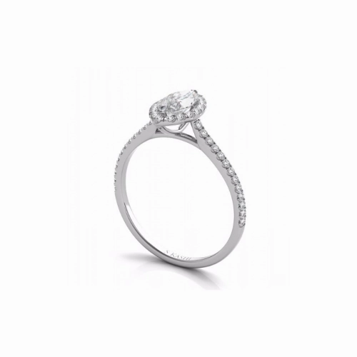 S Kashi & Sons Halo Engagement Ring EN7599-8X4MWG