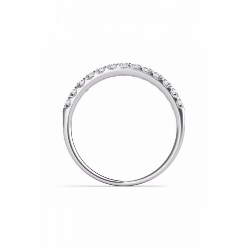 S Kashi & Sons Prong Set Wedding Band EN6593-BWG