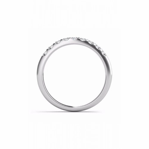 S Kashi & Sons Prong Set Wedding Band EN6637-BWG