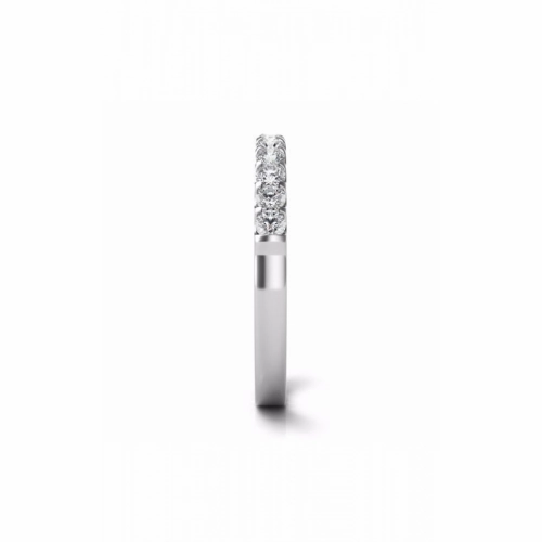 S Kashi & Sons Prong Set Wedding Band EN6708-BWG