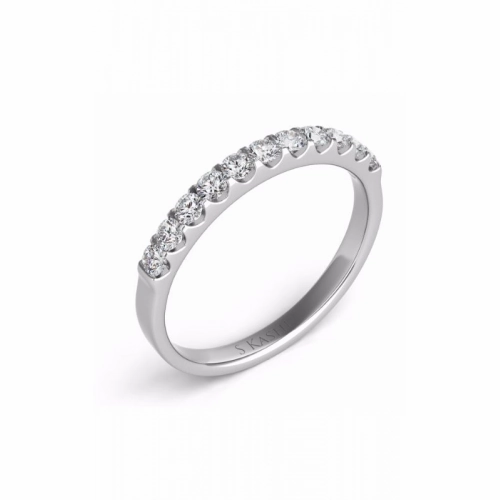 S Kashi & Sons Prong Set Wedding Band EN6708-BWG