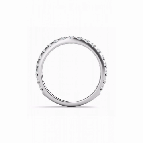 S Kashi & Sons Prong Set Wedding Band EN7006-BWG
