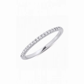 S Kashi & Sons Prong Set Wedding Band EN7124-BWG
