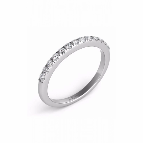 S Kashi & Sons Prong Set Wedding Band EN7195-BWG