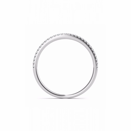 S Kashi & Sons Prong Set Wedding Band EN7327-BWG