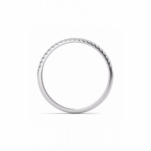 S Kashi & Sons Prong Set Wedding Band EN7330-BWG