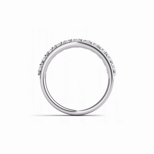 S Kashi & Sons Prong Set Wedding Band EN7346-BWG