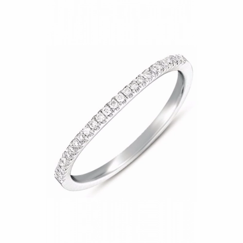 S Kashi & Sons Prong Set Wedding Band EN7369-BWG