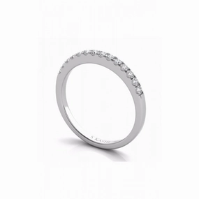 S Kashi & Sons Prong Set Wedding Band EN7452-BWG