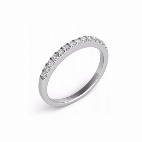 S Kashi & Sons Prong Set Wedding Band EN7452-BWG