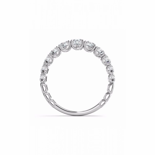 S Kashi & Sons Prong Set Wedding Band EN7463-BWG