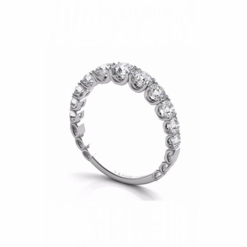 S Kashi & Sons Prong Set Wedding Band EN7463-BWG
