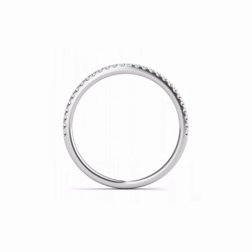 S Kashi & Sons Prong Set Wedding Band EN7508-BWG