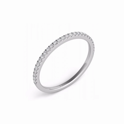 S Kashi & Sons Prong Set Wedding Band EN7508-BWG