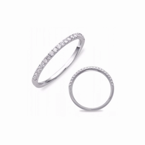 S Kashi & Sons Prong Set Wedding Band EN7569-BWG