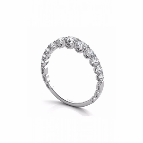 S Kashi & Sons Prong Set Wedding Band EN7583-BWG