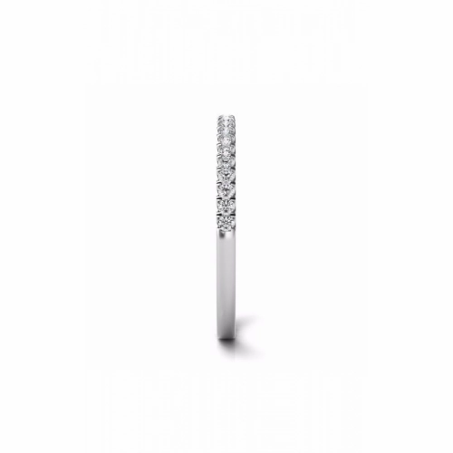S Kashi & Sons Prong Set Wedding Band EN7593-BWG