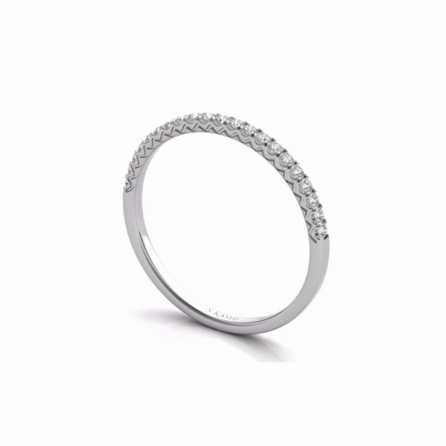 S Kashi & Sons Prong Set Wedding Band EN7593-BWG