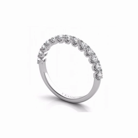 S Kashi & Sons Prong Set Wedding Band EN7637-BWG