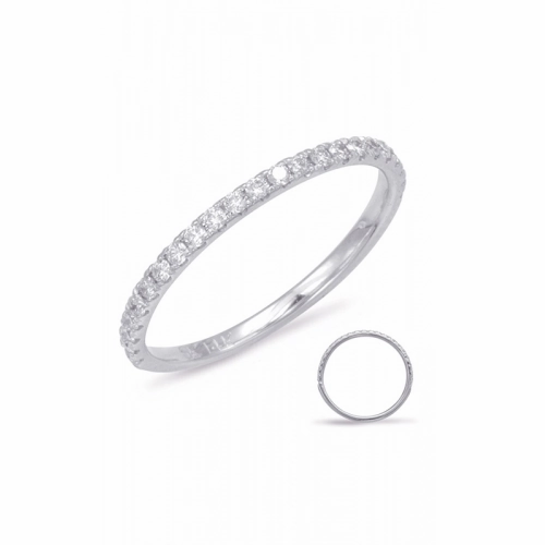 S Kashi & Sons Prong Set Wedding Band EN7785-BWG
