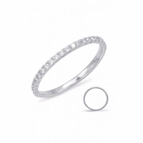 S Kashi & Sons Prong Set Wedding Band EN7785-BWG