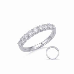 S Kashi & Sons Prong Set Wedding Band EN8188-B10WG