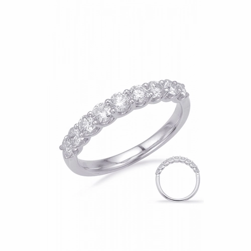 S Kashi & Sons Prong Set Wedding Band EN8188-B10WG