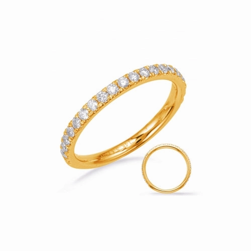 S Kashi & Sons Prong Set Wedding Band EN8203-BYG