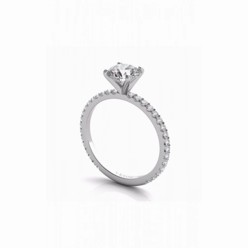 S Kashi & Sons Side Stone - Prong Set Engagement Ring EN7285WG