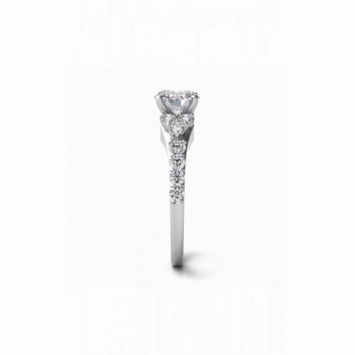 S Kashi & Sons Side Stone Engagement Ring EN7154WG