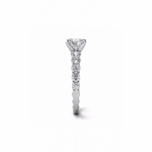 S Kashi & Sons Side Stone Engagement Ring EN7463WG