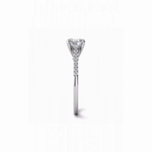 S Kashi & Sons Side Stone Engagement Ring EN7488WG