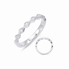 S Kashi & Sons Stackables Wedding Band EN7835-BWG
