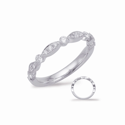 S Kashi & Sons Stackables Wedding Band EN7866-B10WG