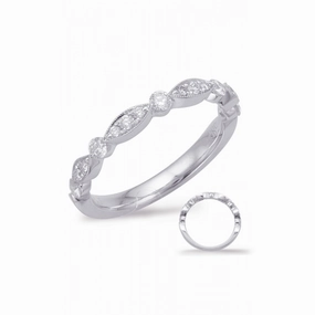 S Kashi & Sons Stackables Wedding Band EN7866-B10WG