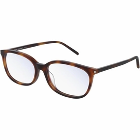 Saint Laurent Women's Eyeglasses - Havana Rectangular Frame | SAINT LAURENT SL297 7