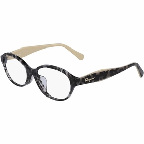 Salvatore Ferragamo Women's Eyeglasses - Grey Havana | SALVATORE FERRAGAMO2856A 56