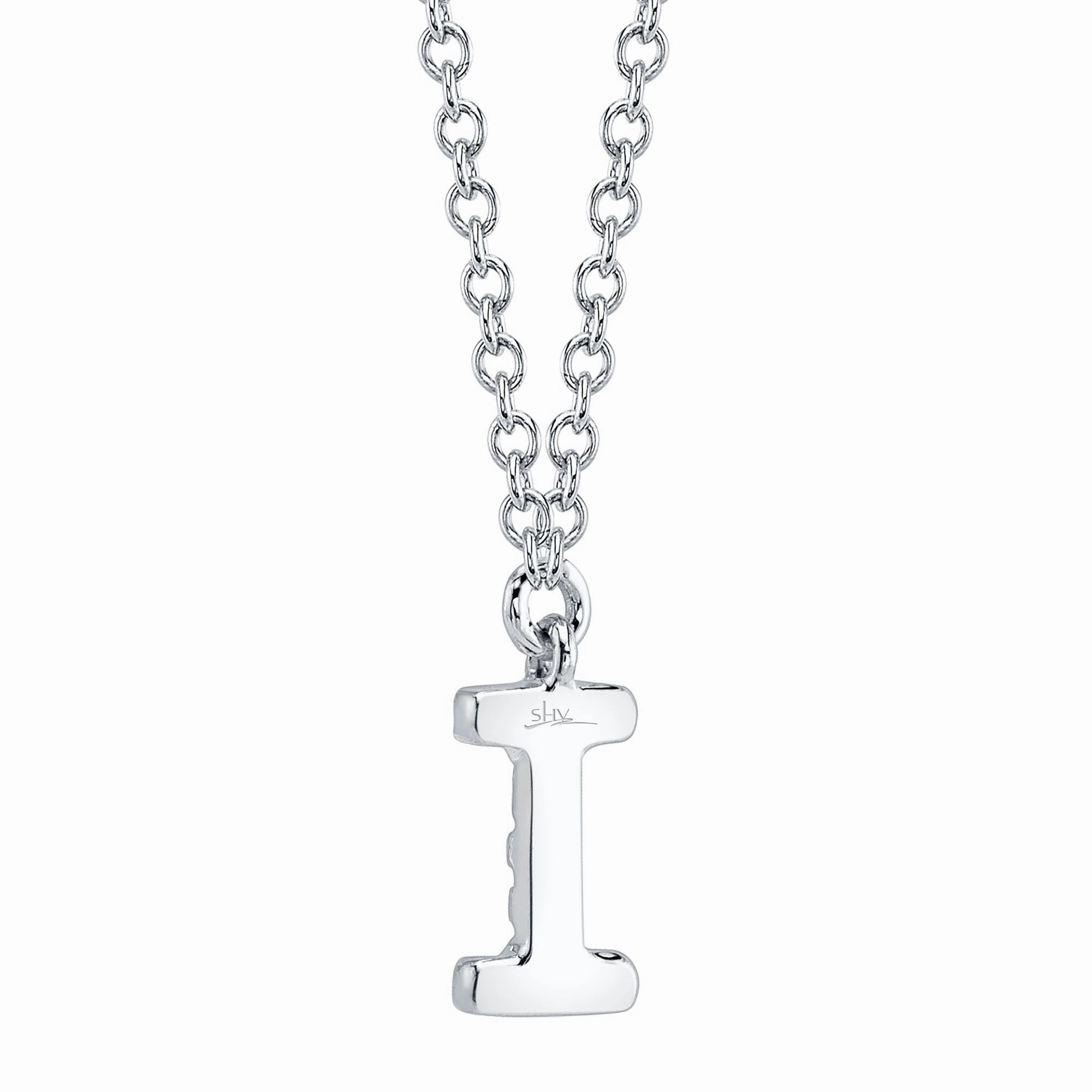 Shy Creation 0.03Ct Diamond Necklace - Initial I SC55007903-I
