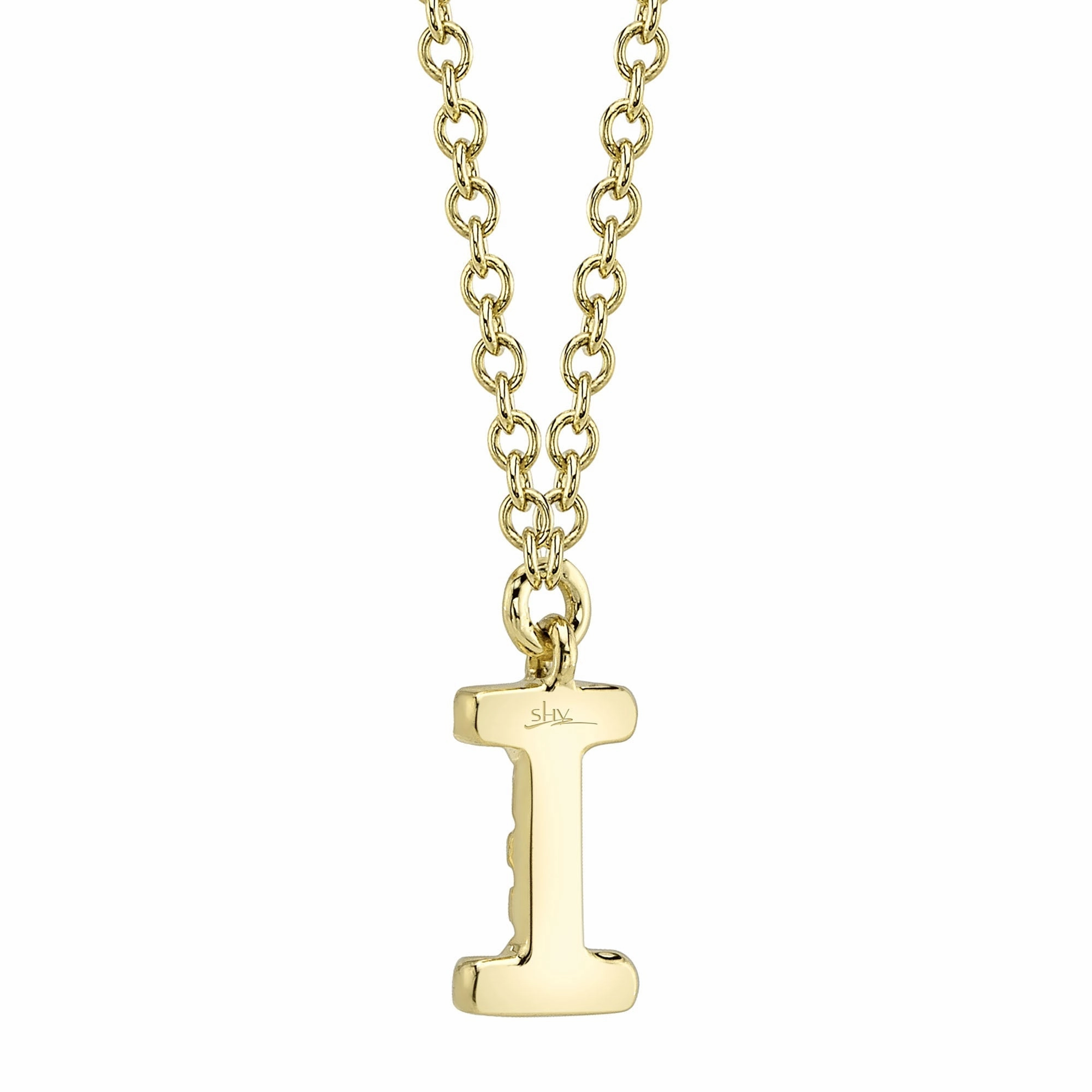Shy Creation 0.03Ct Diamond Necklace - Initial I SC55007904-I