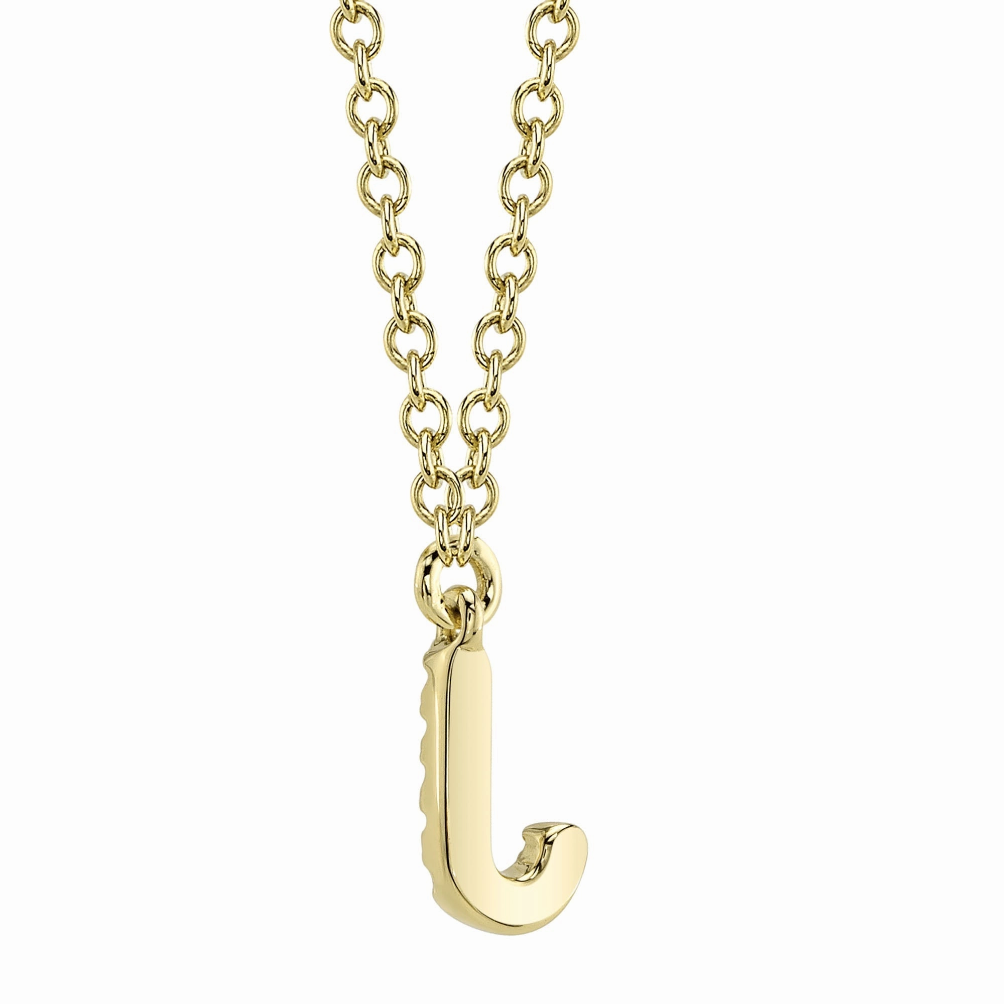 Shy Creation 0.03Ct Diamond Necklace - Initial J SC55007904-J
