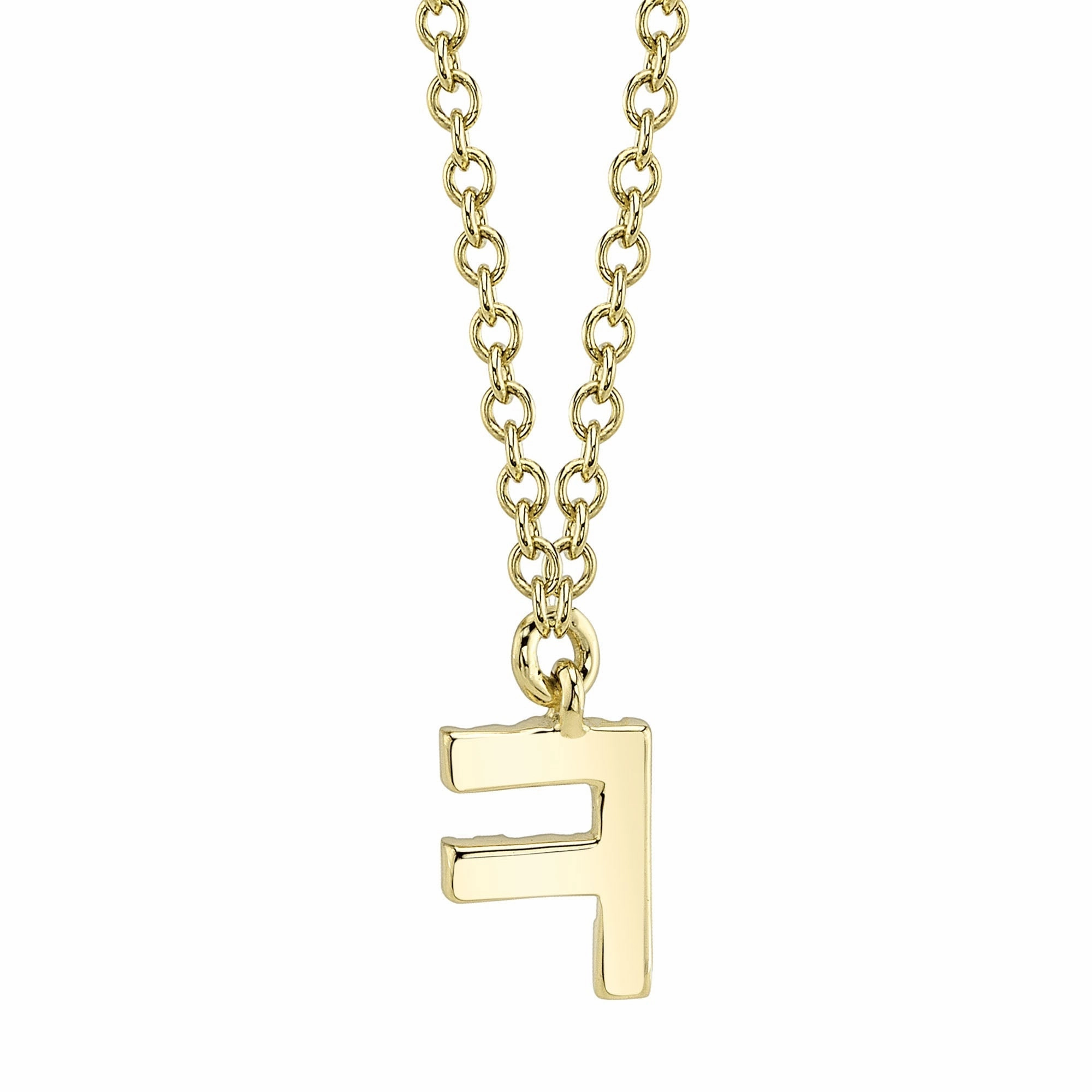 Shy Creation 0.04Ct Diamond Necklace - Initial F SC55007904-F