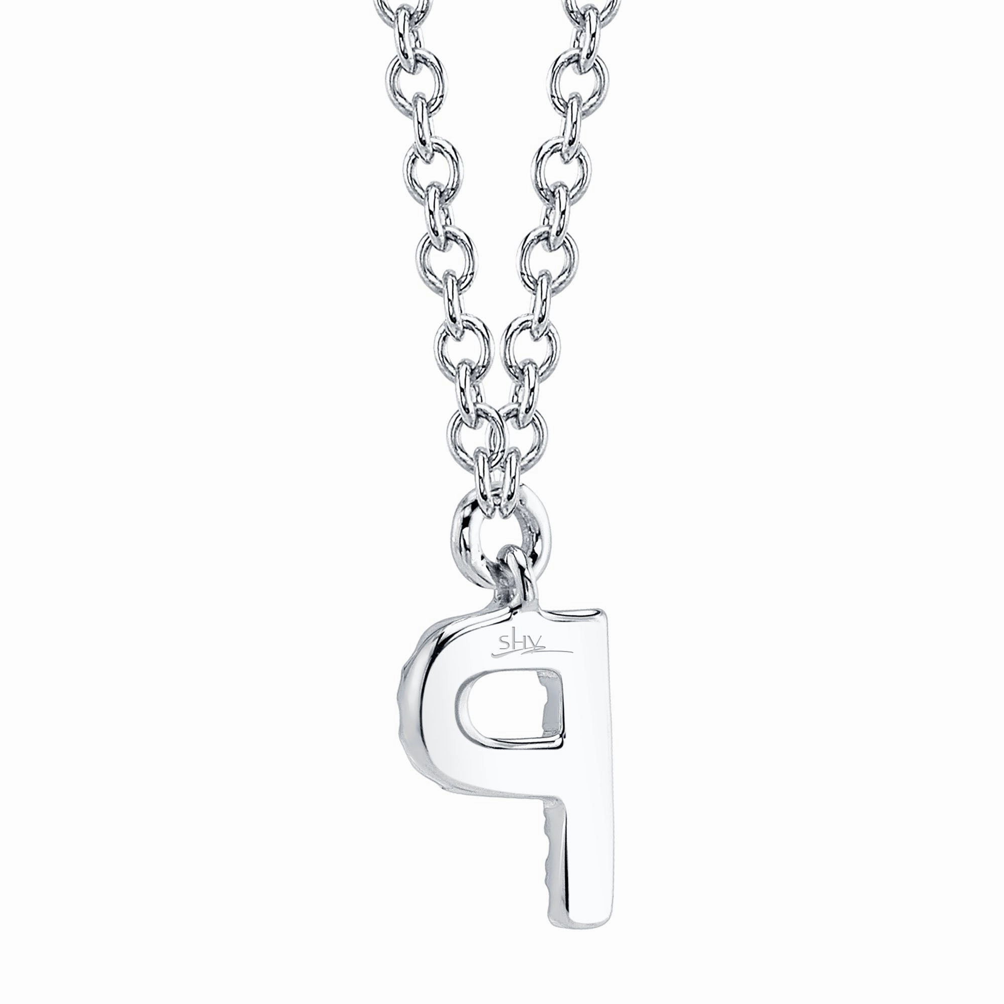 Shy Creation 0.04Ct Diamond Necklace - Initial P SC55007903-P