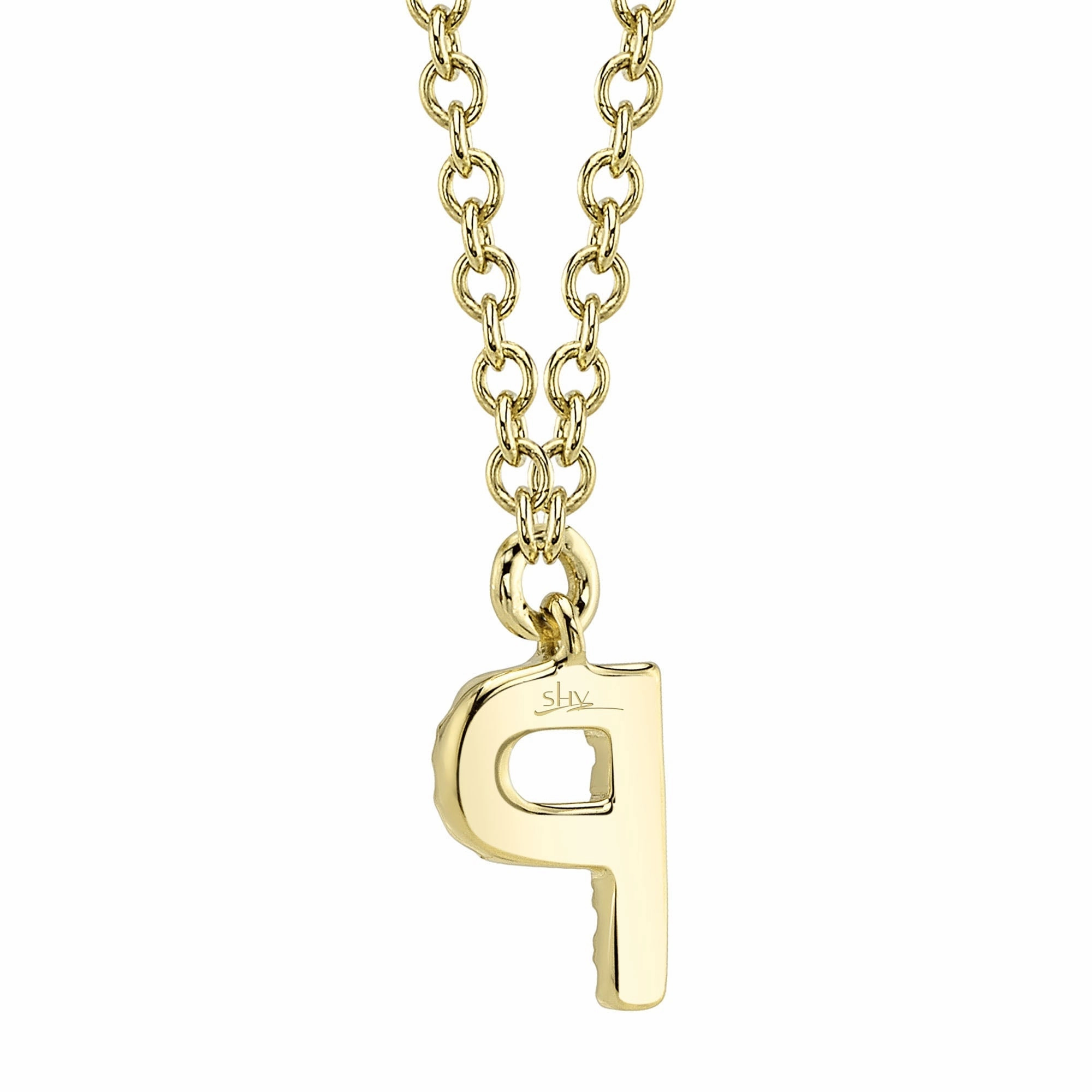 Shy Creation 0.04Ct Diamond Necklace - Initial P SC55007904-P