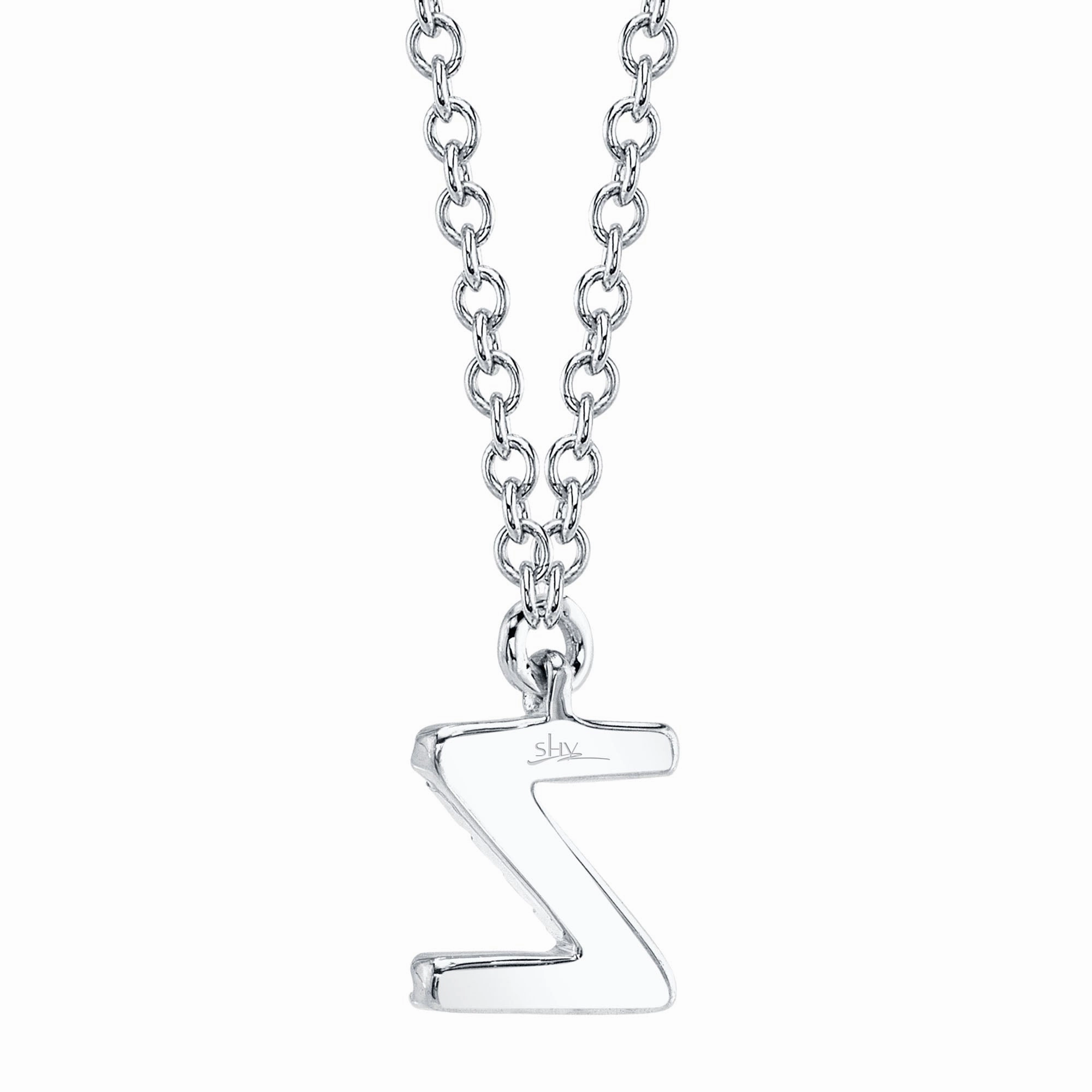 Shy Creation 0.04Ct Diamond Necklace - Initial Z SC55007903-Z
