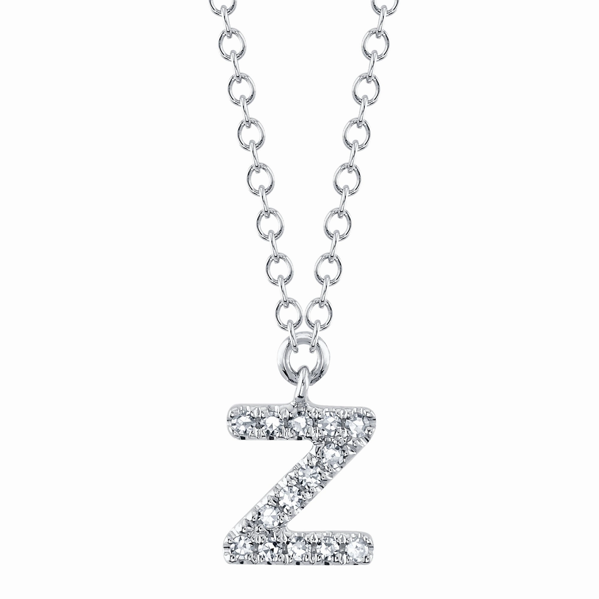 Shy Creation 0.04Ct Diamond Necklace - Initial Z SC55007903-Z