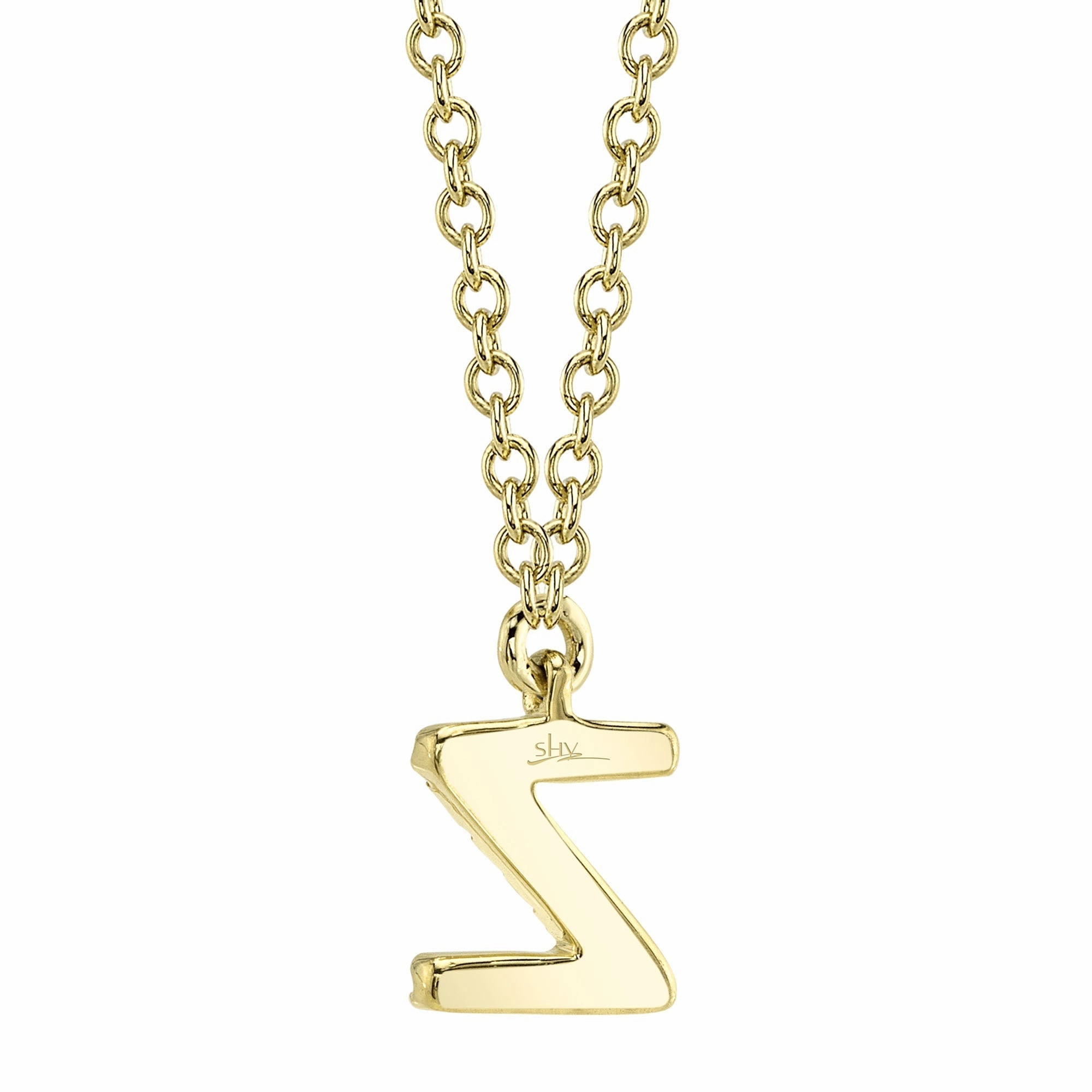 Shy Creation 0.04Ct Diamond Necklace - Initial Z SC55007904-Z